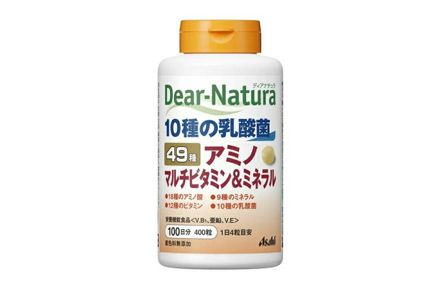 ディアナチュラ 49アミノ マルチビタミン＆ミネラル 100日分 400粒 サプリメント サプリ ビタミンB 亜鉛 ビタミンE 健康サプリ 健康食品 粒タイプ ASAHI