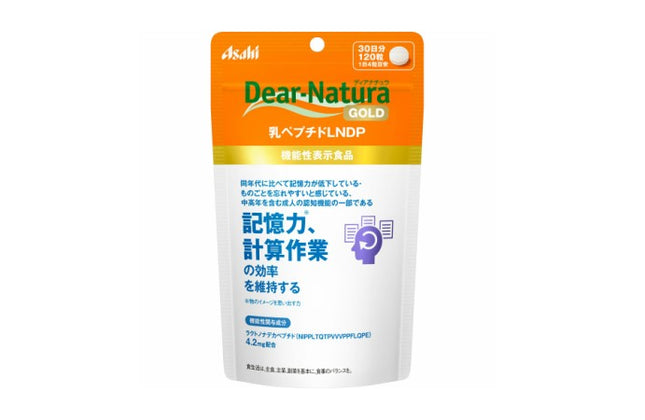 ディアナチュラゴールド 乳ペプチドLNDP 30日分 120粒 サプリメント サプリ ラクトノナデカペプチド 健康サプリ 健康食品 粒タイプ ASAHI 機能性表示食品