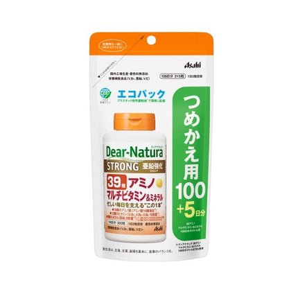ディアナチュラ ストロング39アミノ マルチビタミン＆ミネラル エコパック 105日分