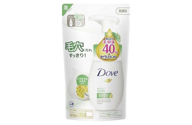 Dove ダヴ ディープピュア クリーミー 泡洗顔料 詰め替え 140ml
