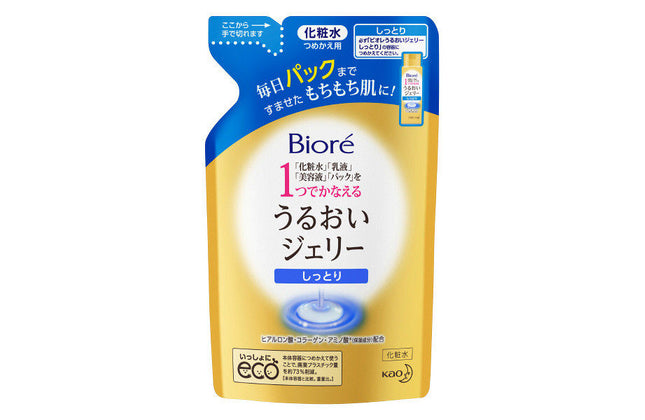 ビオレ うるおいジェリー しっとり つめかえ用 160ml biore 花王 化粧水 乳液 美容液 パック オールインワン