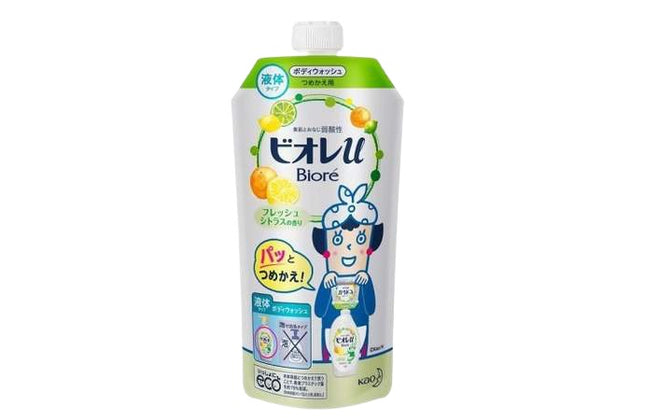 ビオレu フレッシュシトラスの香り つめかえ用 340ml
