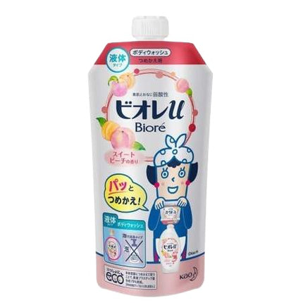 ビオレu スイートピーチの香り つめかえ用 340ml