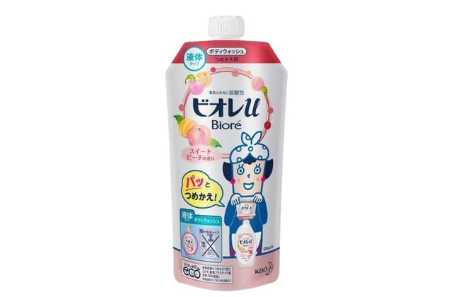 ビオレu スイートピーチの香り つめかえ用 340ml