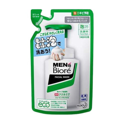 メンズビオレ 泡タイプ 薬用 アクネケア 洗顔 つめかえ用 130ml