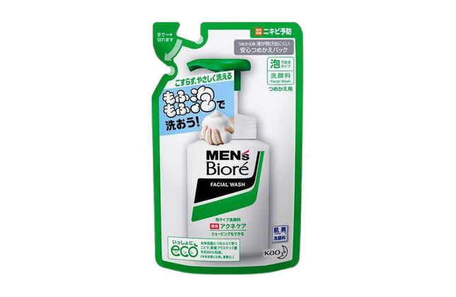 メンズビオレ 泡タイプ 薬用 アクネケア 洗顔 つめかえ用 130ml
