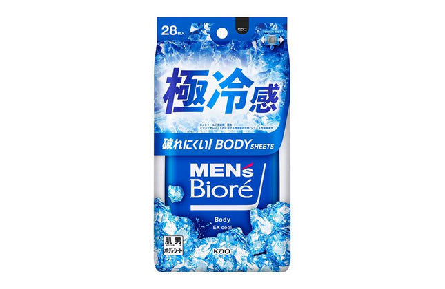 メンズビオレ ボディシート 極冷感タイプ 28枚入