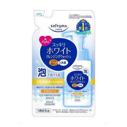 ソフティモ 泡クレンジングウォッシュ ホワイト つめかえ用 180ml