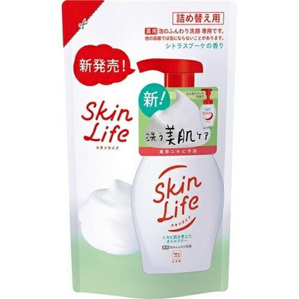 牛乳石鹸 スキンライフ 薬用泡のふんわり洗顔 詰替え用 140ml つめかえ 洗顔 洗顔フォーム 毛穴 オイルフリー 乾燥 日本製 美容 cow 医薬部外品