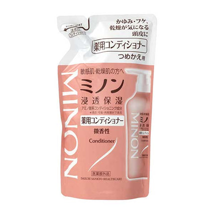 ミノン 薬用コンディショナー つめかえ用 380ｍL