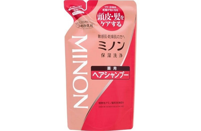 ミノン 薬用ヘアシャンプー 詰替え用 380ml シャンプー アミノ酸 保湿 敏感肌 低刺激 minon 第一三共ヘルスケア