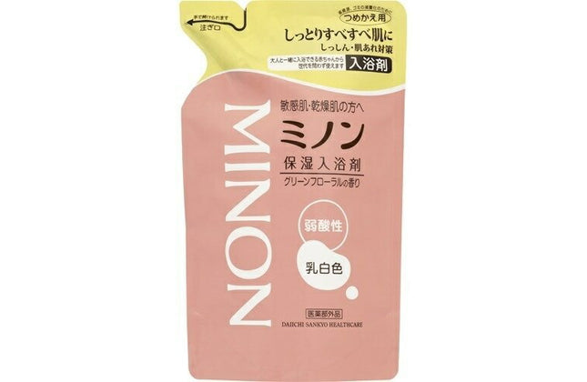 ミノン 薬用保湿入浴剤 詰替え用 400ml スキンケア お風呂 保湿 敏感肌 低刺激 minon 第一三共ヘルスケア