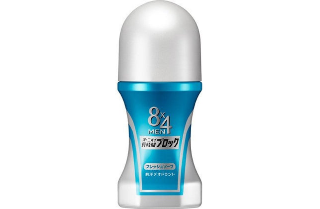 8×4 エイトフォー MEN ロールオン フレッシュソープ 60ml 制汗 汗 わき ニオイ デオドラント スティック 花王