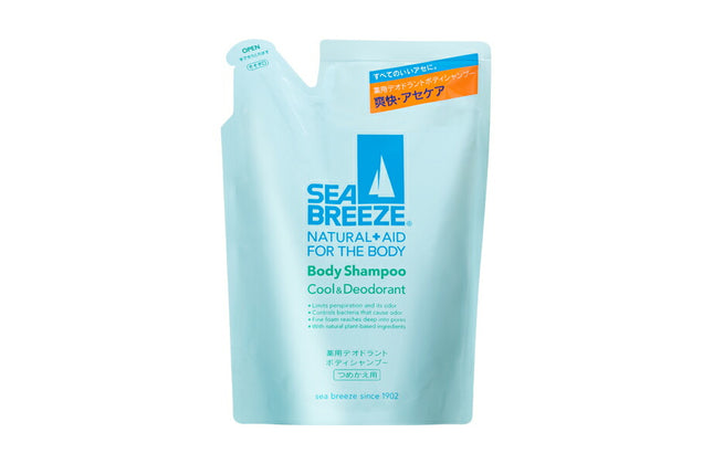 シーブリーズ ボディシャンプー クール＆デオドラント つめかえ用 400ml ボディソープ 夏 汗 デオドラント クール SEA BREEZE 資生堂