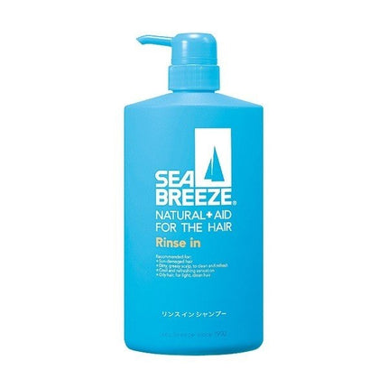 シーブリーズ リンスインシャンプー ジャンボサイズ 600ml シャンプー コンディショナー 髪 ヘアケア 夏 汗 デオドラント クール SEA BREEZE 資生堂