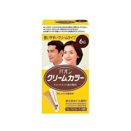 パオン クリームカラー 6G 自然な褐色