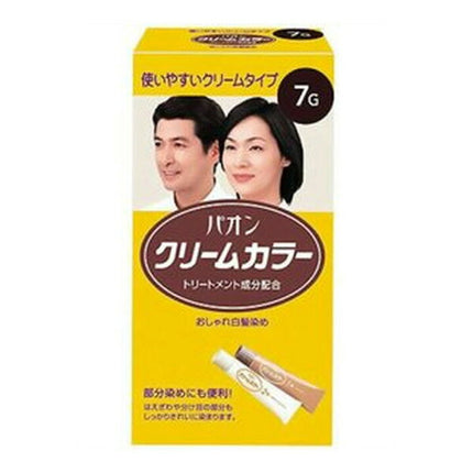 パオン クリームカラー 7G 自然な黒褐色