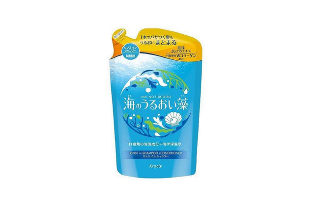 海のうるおい藻 うるおいケアリンスインシャンプー 詰替用 380ml
