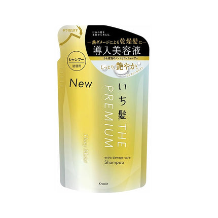 いち髪 THE PREMIUM エクストラダメージケアシャンプー シャイニーモイスト 詰替用 340ml