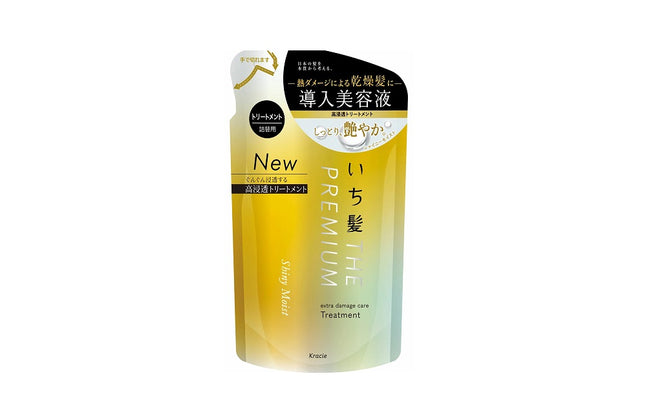 いち髪 THE PREMIUM エクストラダメージケアトリートメント シャイニーモイスト 詰替用 340g