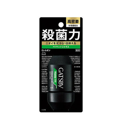 ギャツビー プレミアムタイプ デオドラトロールオン アクアティックシトラス 60ml