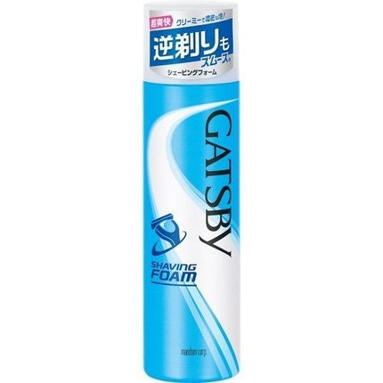 ギャツビー シェービングフォーム 190g フォーム 泡 カミソリ 剃刀 シェーバー 髭剃り ヒゲ クール シェービング シェービング剤 保湿 男性 GATSBY マンダム