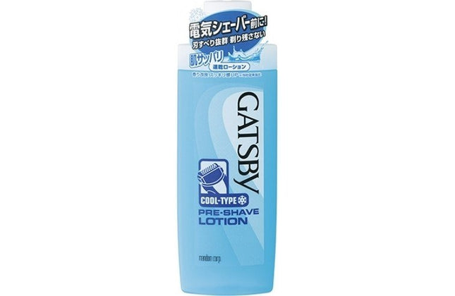 ギャツビー プレシェーブローション 140ml ローション カミソリ 剃刀 電気シェーバー 電気カミソリ 髭剃り ヒゲ メントール シェービング 保湿 男性 GATSBY マンダム