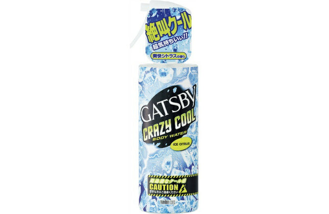 ギャツビー クレイジークール ボディウォーター アイスシトラス 170ml ボディスプレー ボディケア スポーツ 運動 クール 冷却 GATSBY マンダム