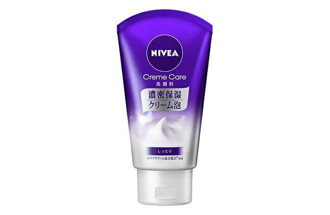 ニベア NIVEA クリームケア洗顔料 しっとり 130g 洗顔 ソープ フェイスウォッシュ クリーム泡 花王