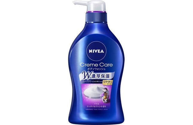 NIVEA ニベア クリームケア ボディウォッシュ パリスリッチパルファンの香り 480ml ボディソープ 泡 スキンケア 保湿 花王