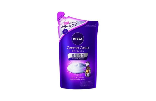 NIVEA ニベア クリームケア ボディウォッシュ パリスリッチパルファンの香り 詰替え用 360ml ボディソープ 泡 スキンケア 保湿 花王