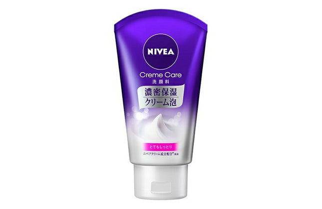 ニベア NIVEA クリームケア洗顔料 とてもしっとり 130g 洗顔 ソープ フェイスウォッシュ クリーム泡 花王