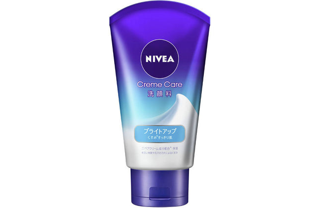ニベア NIVEA クリームケア洗顔料 ブライト 130g 洗顔 ソープ フェイスウォッシュ クリーム泡 花王
