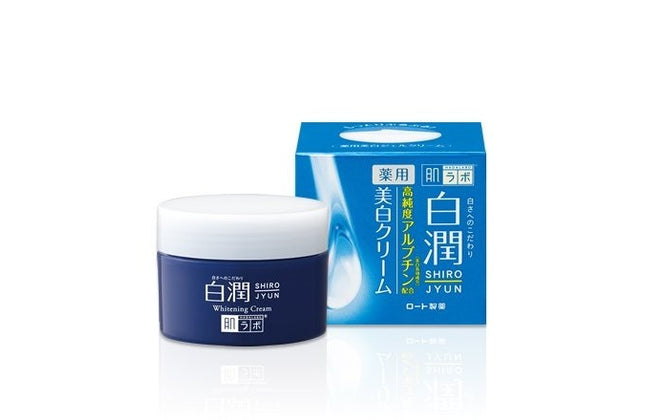 肌ラボ 白潤 薬用美白クリーム 50g クリーム アルブチン ヒアルロン酸 ビタミンC 敏感肌 ハダラボ ロート製薬