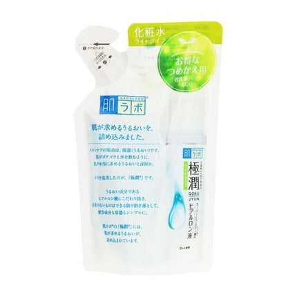 肌ラボ 極潤 ヒアルロン液 ライトタイプ 詰替え用 170ml 化粧水 ローション ヒアルロン酸 敏感肌 ハダラボ ロート製薬