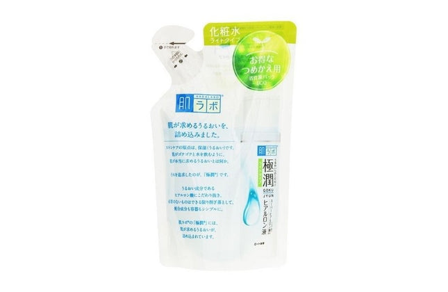 肌ラボ 極潤 ヒアルロン液 ライトタイプ 詰替え用 170ml 化粧水 ローション ヒアルロン酸 敏感肌 ハダラボ ロート製薬