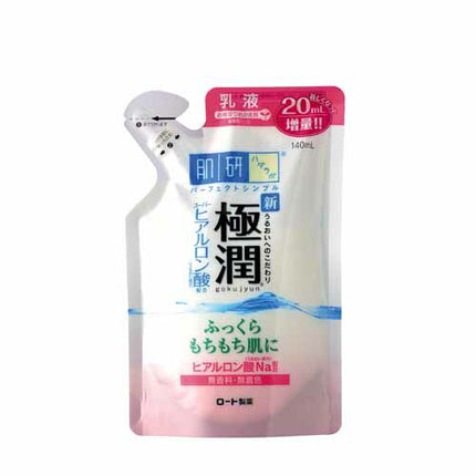 肌ラボ 極潤 ヒアルロン乳液 詰替え用 140ml 乳液 エマルジョン ヒアルロン酸 敏感肌 ハダラボ ロート製薬
