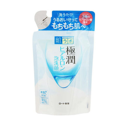 ロート 肌ラボ 極潤 ヒアルロン 泡洗顔 つめかえ用 140ml