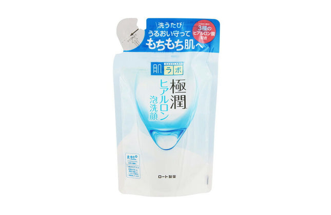 ロート 肌ラボ 極潤 ヒアルロン 泡洗顔 つめかえ用 140ml