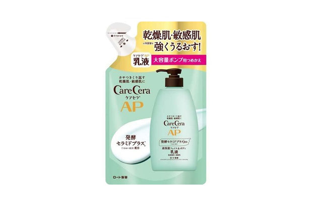 ケアセラ APフェイス＆ボディ乳液 つめかえ用 370ml
