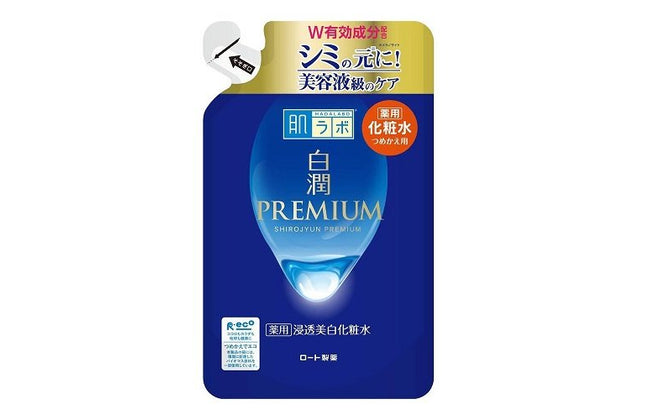 肌ラボ 白潤プレミアム 薬用浸透美白化粧水 詰替え用 170ml 化粧水 ローション ヒアルロン酸 ビタミンC ハダラボ ロート製薬