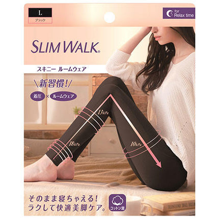 スリムウォーク スキニールームウェア ブラック Lサイズ