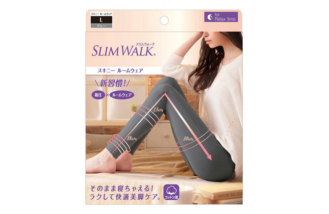 スリムウォーク スキニールームウェア グレー Lサイズ