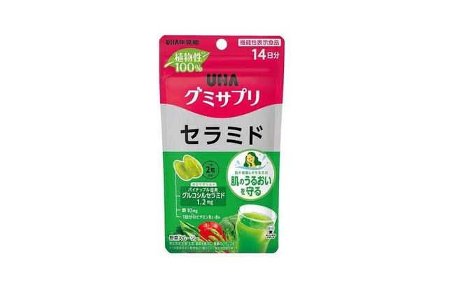 UHA味覚糖 グミサプリ セラミド 野菜スムージー味 14日分
