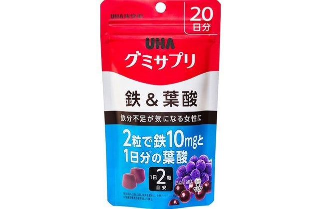 グミサプリ 鉄＆葉酸 20日分 40粒