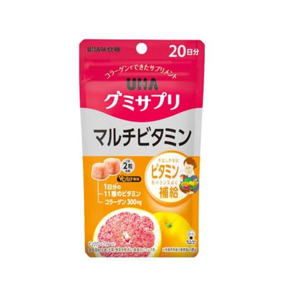 UHA味覚糖 グミサプリ マルチビタミン 20日分 40粒
