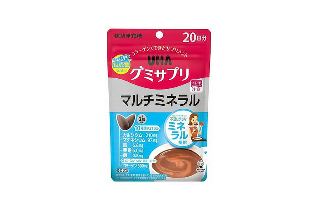 UHA味覚糖 グミサプリ マルチミネラル ココア味 20日分